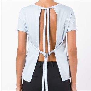 Helmut Lang Tie Back Shirt